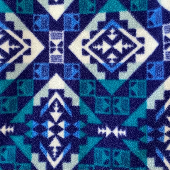 Eddie Bauer Fair Isle 1/2 Zip Pullover Fleece Sz S w MEASUREMENTS - Picture 6 of 12